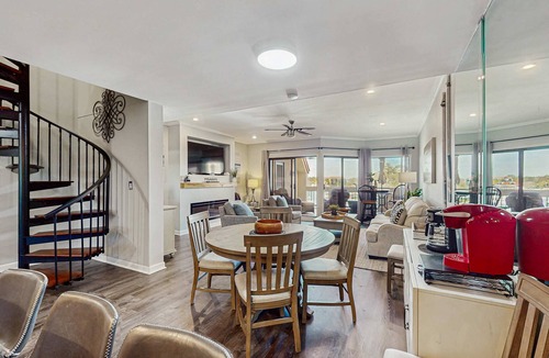 Shelter Cove Villa | Waterfront, dog-friendly Villa at Shelter Cove with pool, deck & harbor view