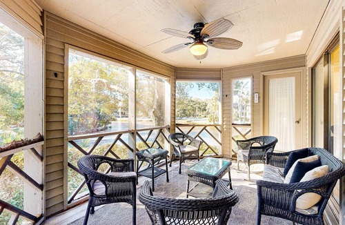 Kiawah Island Condo | Waterfront Family Retreat with Pond Views - Close to Tennis and Golf - Dogs Welcome