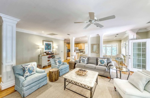Vanderhorst Plantation House | Woodsy Home with Peaceful Surroundings & Pool Near Golf & Tennis