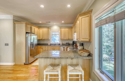 Vanderhorst Plantation House | Woodsy Home with Peaceful Surroundings & Pool Near Golf & Tennis