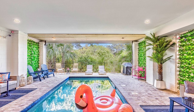 19 Sandcastle, Stunning New House, Free Heated Pool, 3 Blocks to Beach, 3D Home Theater, Elevator
