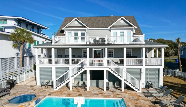 $200 Gas Card for 5+ night stay July 4th week! Private Boardwalk, Pool, Hot Tub - 3602 Palm