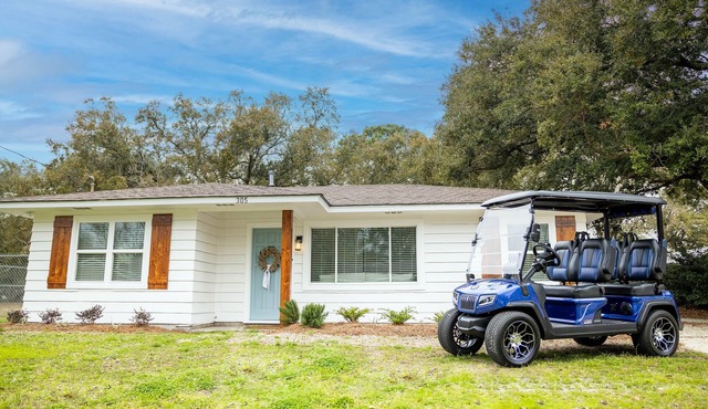 3BR includes GOLF CART! Close to the Beach & Downtown! Tranquility on Teringo in Ocean Springs