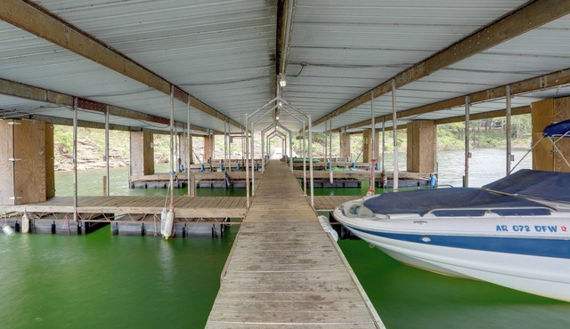 Bring Your Boat! Greers Ferry Lake Home w/Slip in Greers Ferry