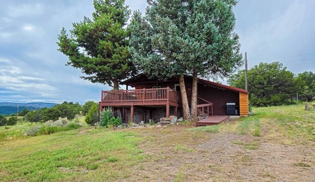 Charming cabin close to activities with spacious deck and great views in South Fork