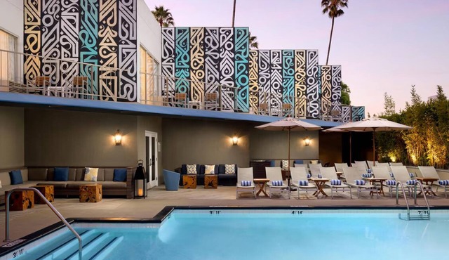 Classic Room, 1 King, Hyatt Centric Delfina, Heated Pool, Near Santa Monica Pier