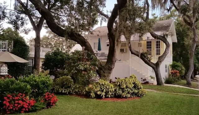 Close to Beach and Tarpon Springs Sponge Docks. Cottage on Spring Bayou in Tarpon Springs