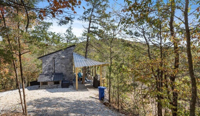 Cozy cabin in charming Eureka Springs with WiFi and AC