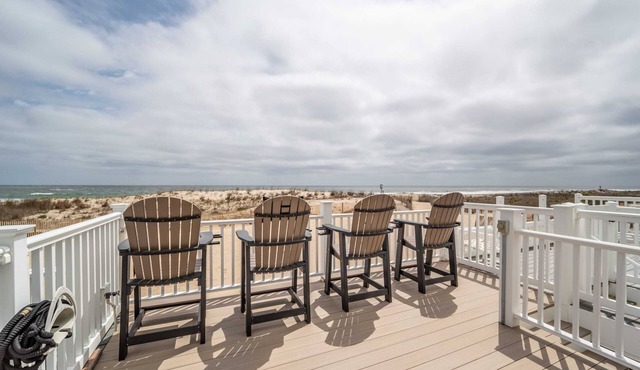 Direct Oceanfront 4BR/4BA Beach House on 31st Street, Ocean City MD | Sleeps 13, Pet-Friendly, Beach Gear + Bikes Included | Midtown Ocean Views