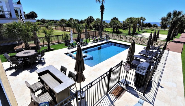 Exceptional 6 br/4ba Oceanfront Estate:Elevator,Heated Pool