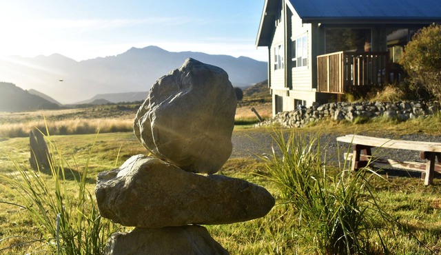 Forest Lodge. Off-grid lodge nestled in native beech forest 800m above sea level in Castle Hill