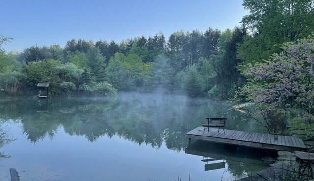 Hidden Waterfront Retreat, Near Notre Dame, see Monthly rates, Sleeps 10+ in Niles