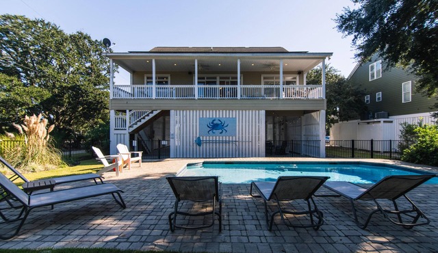 I'll Have Another | Family Beach Home, Private Pool, Covered Porches & WiFi