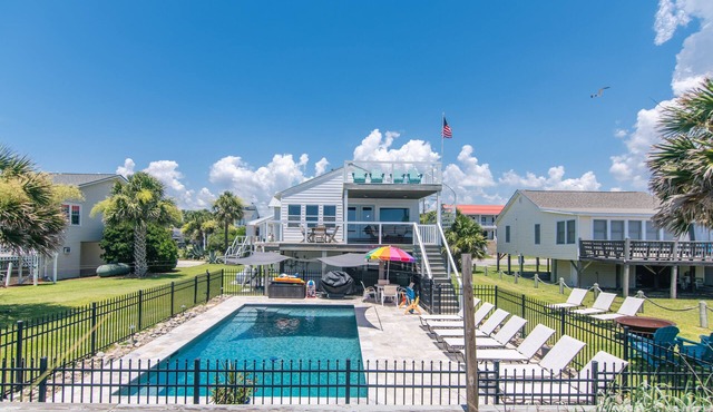 Marysol Main - Edisto Oceanfront w/Private Pool, 5BR, Stunning Views!