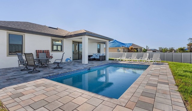 Modern Lux Home with Heated Pool in Cape Coral