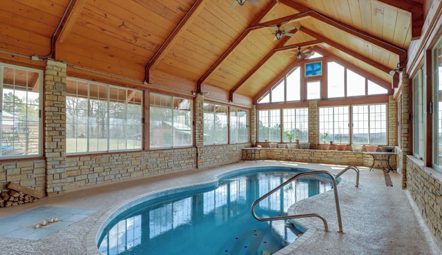Mountain Views + Shared Pool: Ozarks Family Home