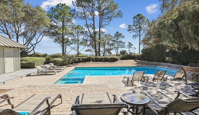 Oceanfront Sea Pines Home w/Pool