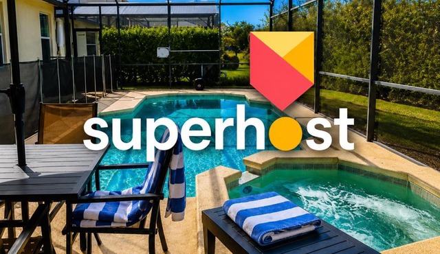Private Pool & Spa Single-Story 4BR Disney in Davenport