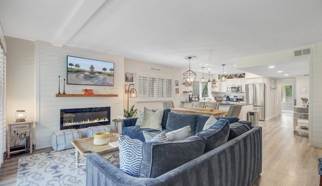 Renovated Retreat | Open Floor Plan, Pool Access & Easy Beach Walk