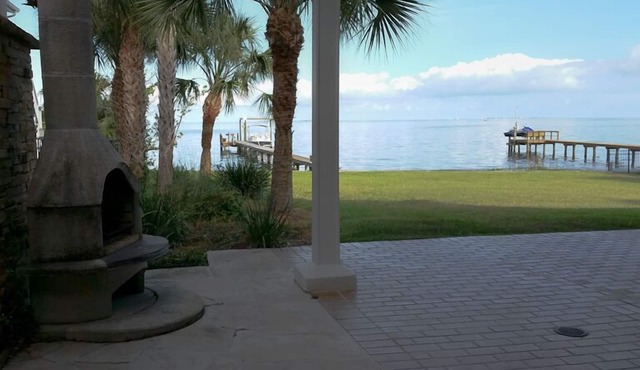 Romantic Escape; Open Gulf View; Your Own Private Dock! Elevator to master. in Crystal Beach