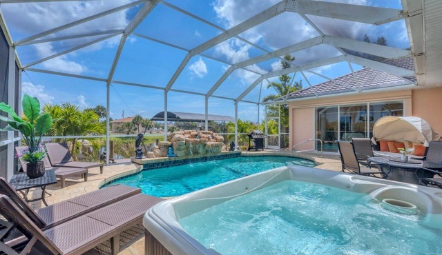 South Gulf Cove Private Vacation Home with Pool and Hot Tub - Only 15 Minutes to SWFL Beaches!