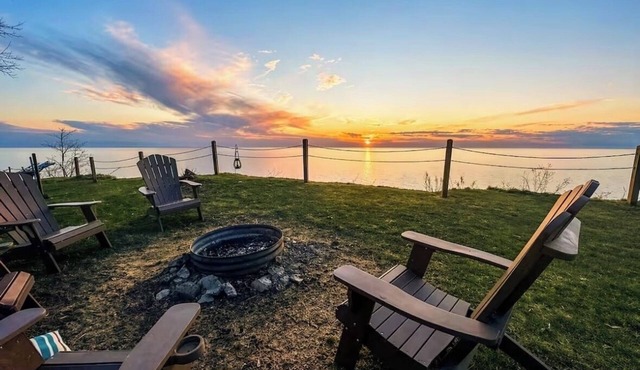 Spacious 5-bedroom A-Frame in South Haven with view of Lake Michigan in South Haven