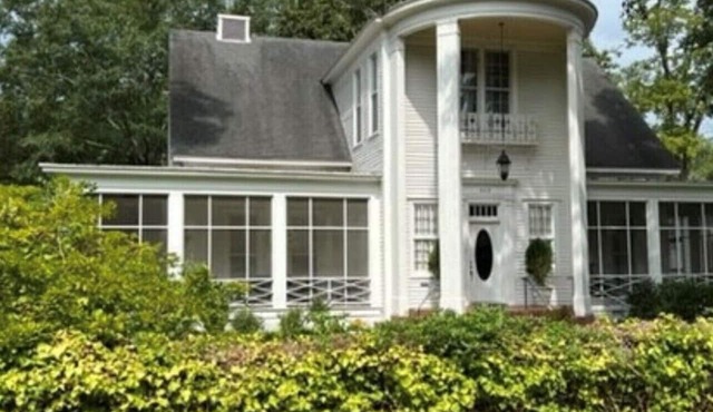 This Historic Mansion is beautifully decorated with all of the special touches.