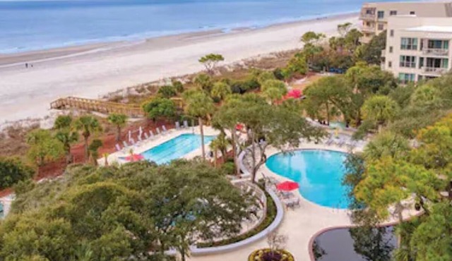 Two-bedroom garden view condo at the Monarch in Sea Pines on Hilton Head Island