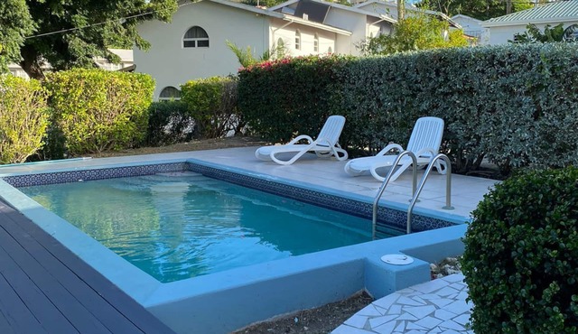 View 61 Hibiscus with Private pool & Beach View in St John's