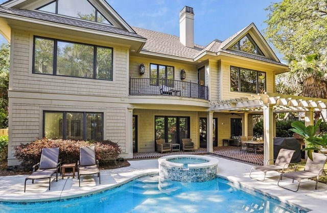 Luxury 2nd Row Ocean Home in Sea Pines with Elevator!
