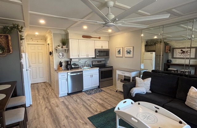 Second Floor Ocean View- Steps from the Beach! 1 Bedroom villa in a gated Resort