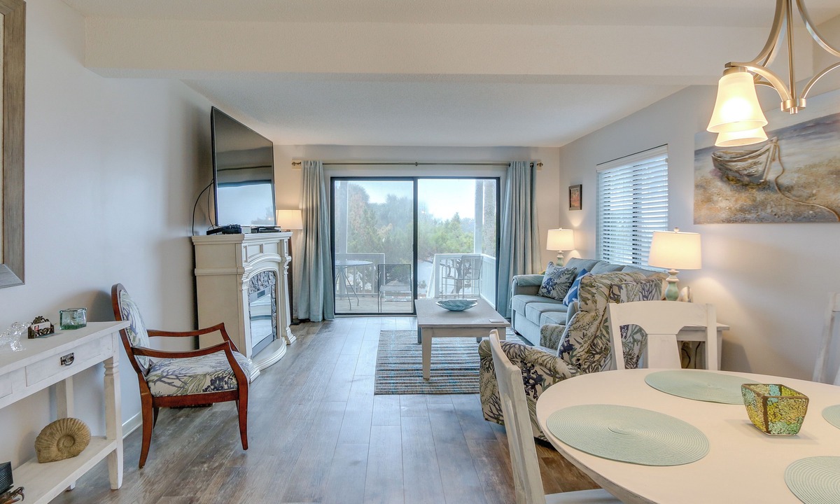 Oceanmarsh Subdivision Condo | Swim & Relax: St Helena Island Gem w/Deck!