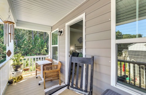 Moncks Corner House | Media Room & Yard: Modern Moncks Corner Home