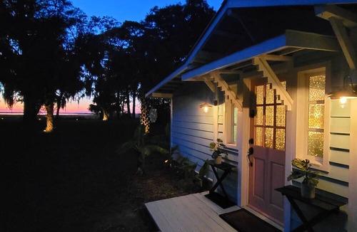 Daufuskie Island Cottage | Daufuskie Island Historic Palmetto Cottage - Palm Tree Forest With Water Views