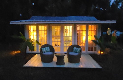 Daufuskie Island Cottage | Daufuskie Island Historic Palmetto Cottage - Palm Tree Forest With Water Views
