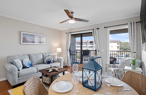 Folly Field Condo | Coastal Retreat Vibe w. Views - Beachfront Resort - Tennis & Pickleball OV B219