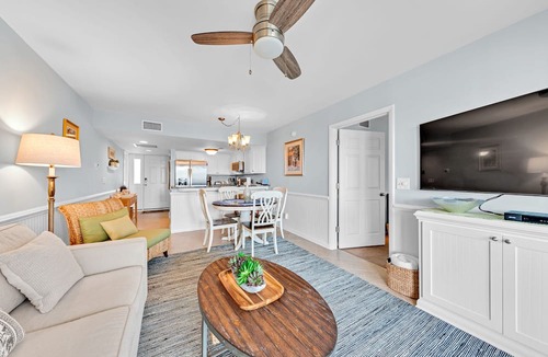 Seabrook Island Villa | Ocean View Atrium Villa! Two Bedrooms, Sleeps 6! Amenity access included! Great Outdoor Porch!
