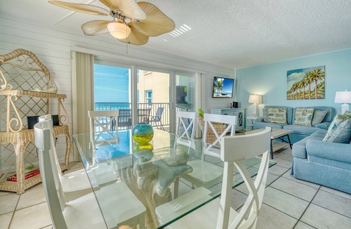 Indian Shores Condo | BEACHFRONT BEAUTY! Beach chairs & sun umbrella provided.