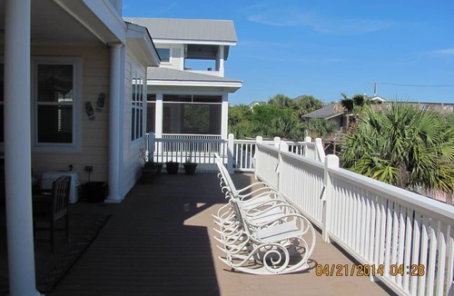 Edisto Island House | Ocean Views from Expansive, Family home. Fireplace, ELEVATOR, 6 br, 5 baths!