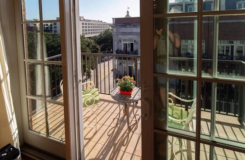 Historic District - North Condo | Step into a spacious, luxury condo that has it all – a premiere location in the heart of the Historic District and floor-to-ceiling window views of the Savannah River, Talmadge Bridge and City Hall. 5th floor.Best river views in the building.