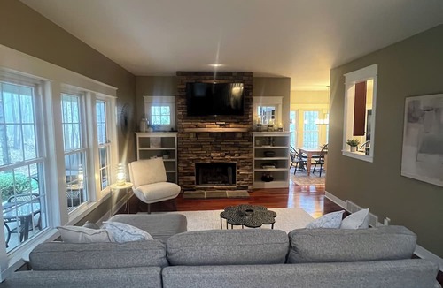 Fennville House | Beautiful home in Picturesque setting just steps from Lake Michigan!