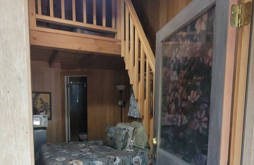 Gardner Cabin | Cabin retreat on 11 wooded acres W of Alexandria; AC WiFi smart TV; 14 night min
