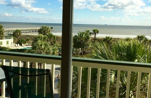 Isle of Palms Condo | Isle of Palms - 3rd Floor Ocean Front with Private Balcony, Pool, and Pier