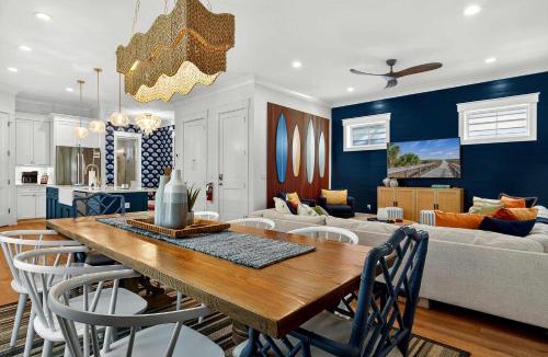Folly Field House | Luxury 6 Br Sleeps 18 Private Heated Pool Fire Pit