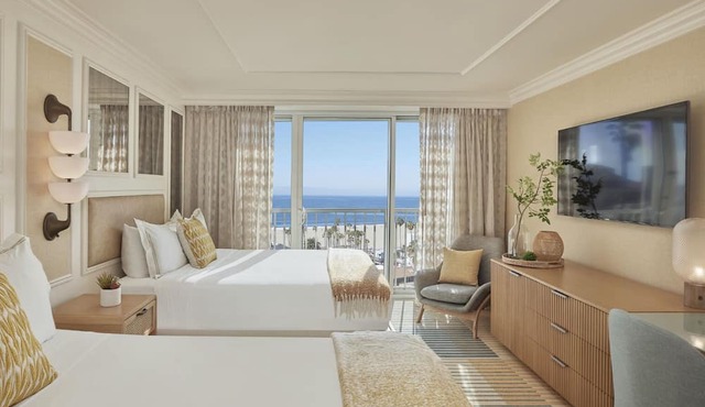 4 Ocean View 2 Queen Rooms at Viceroy Santa Monica, Onsite Pool! in Santa Monica