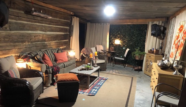 Sunset Log Cabin