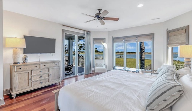 BEST VIEWS on Seabrook Island! Private Dock, Renovated 4 bedroom Home!